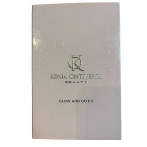 Kenia Ontiveros Beauty Glow and Go Kit Face and Eye Palette Pink Croc Case